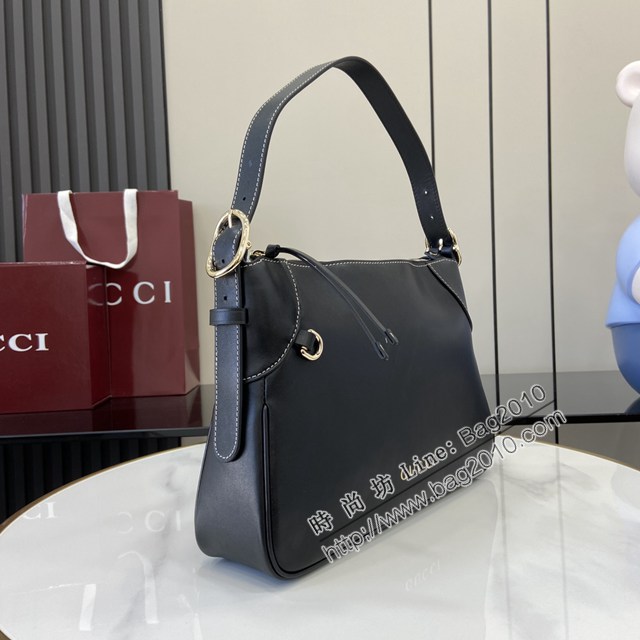 Gucci專櫃古馳最新款購物袋GG圖案條紋織大號肩背包 jh2755型號：815216
